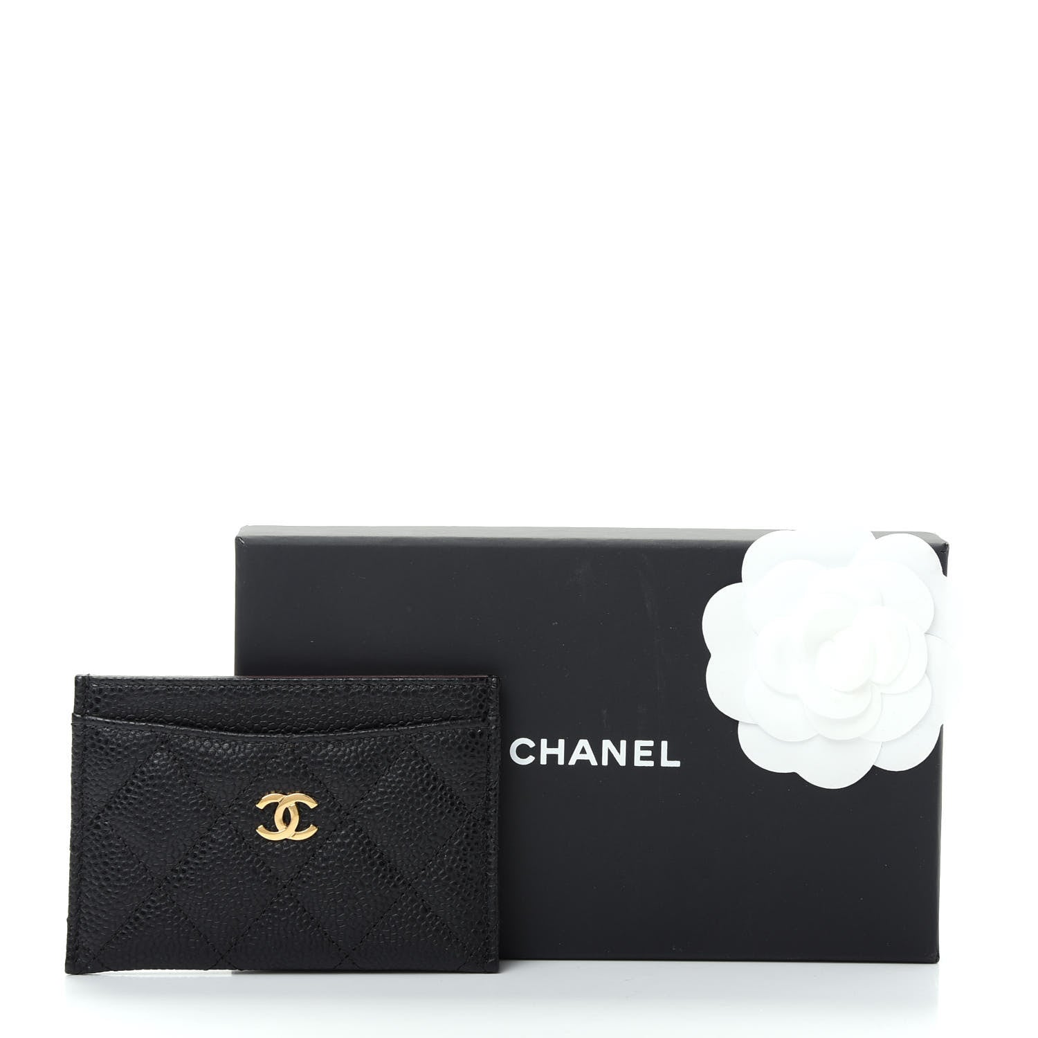 Chanel Caviar Quilted Card Holder Black 9 of 9