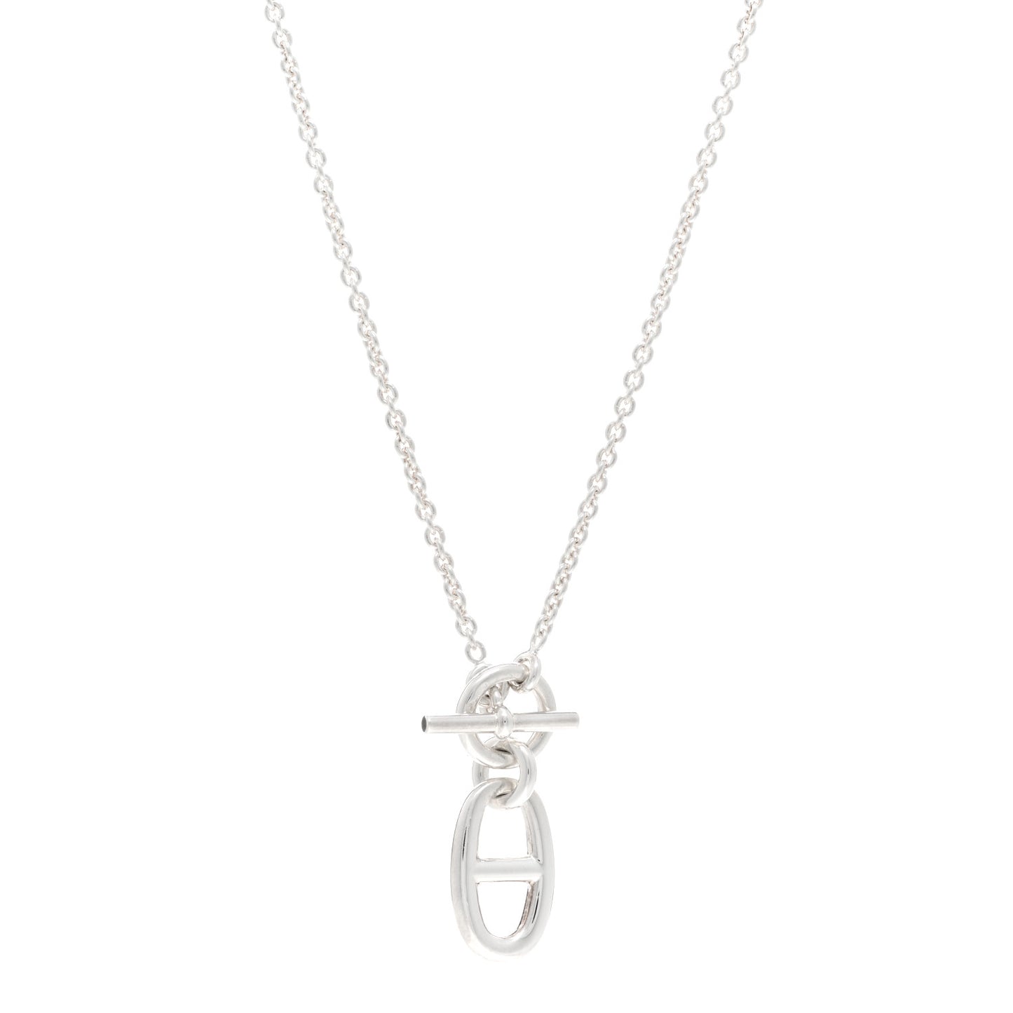 Sterling Silver Amulette Chaine d'Ancre Necklace