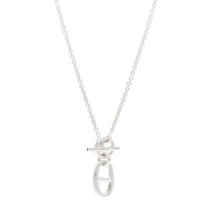 Hermes Sterling Silver Amulette Chaine d'Ancre Necklace 1 of 5