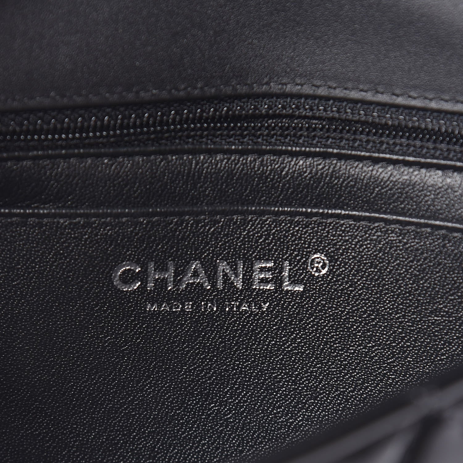 Chanel Patent Calfskin Quilted Mini Rectangular Flap Navy Blue Black 6 of 10