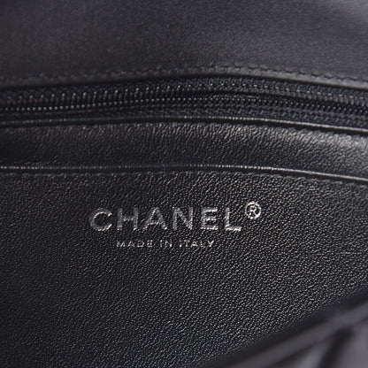 Chanel Patent Calfskin Quilted Mini Rectangular Flap Navy Blue Black 6 of 10