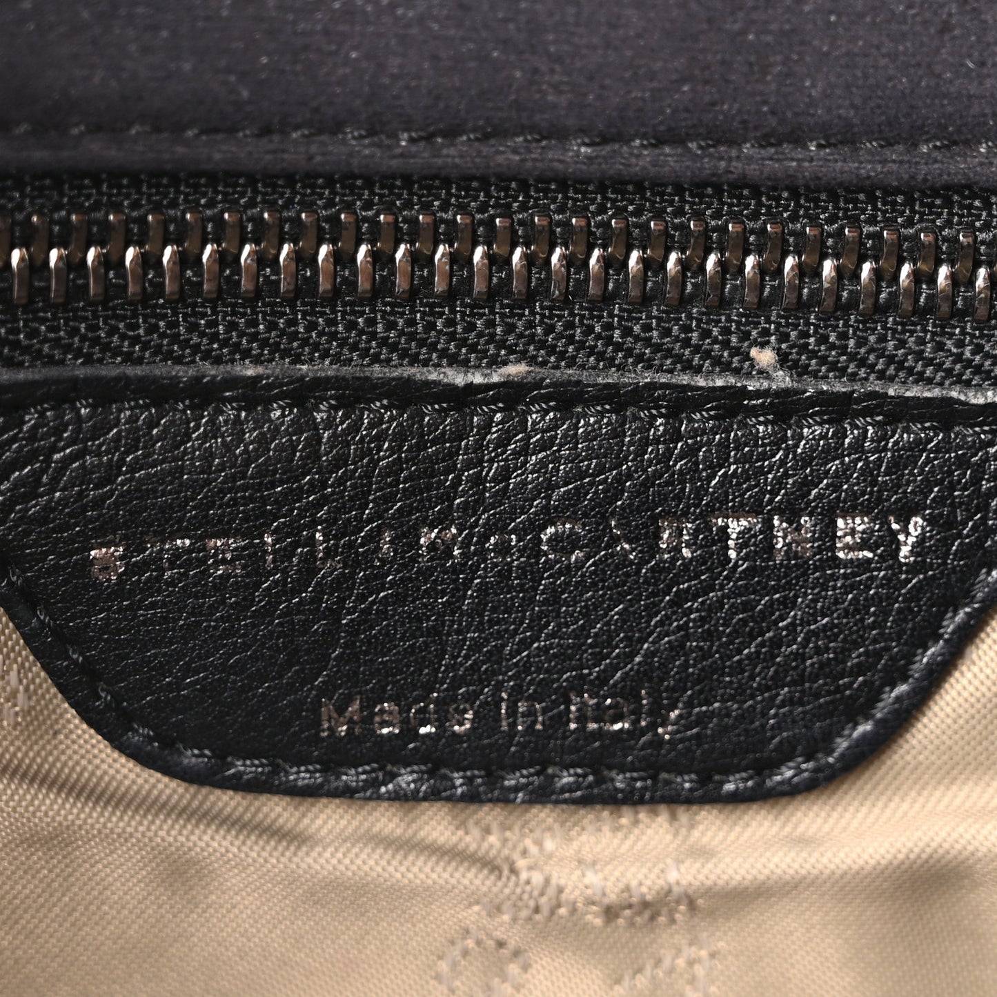 Shaggy Deer Quilted Falabella Shoulder Bag Black