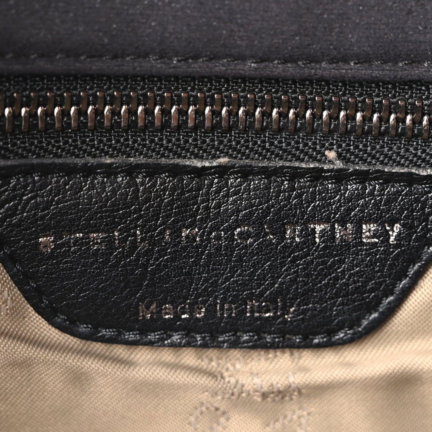 Stella McCartney Shaggy Deer Quilted Falabella Shoulder Bag Black 6 of 9