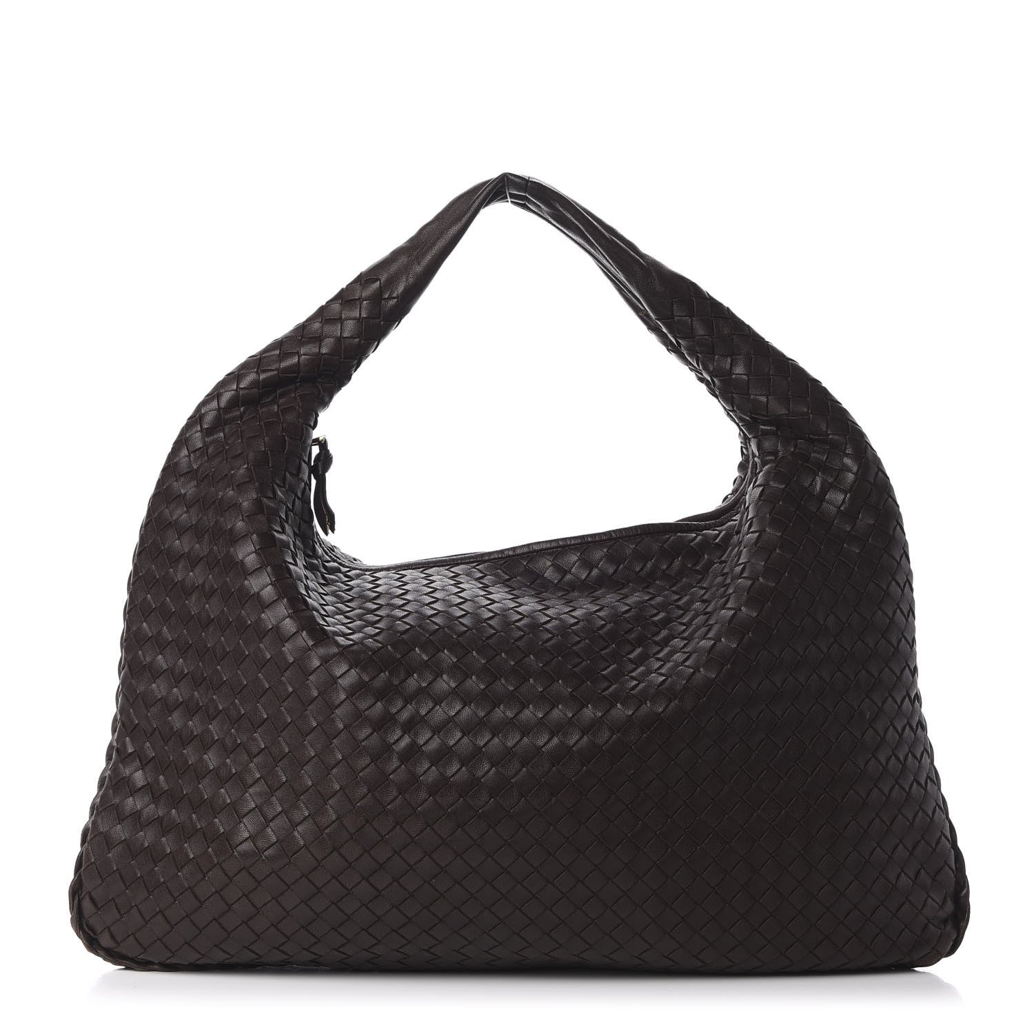 Bottega Veneta Nappa Intrecciato Large Veneta Hobo Ebano 3 of 16