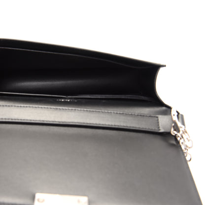 Givenchy Patent Textured Goatskin Small 4G Crossbody Black 5 of 12