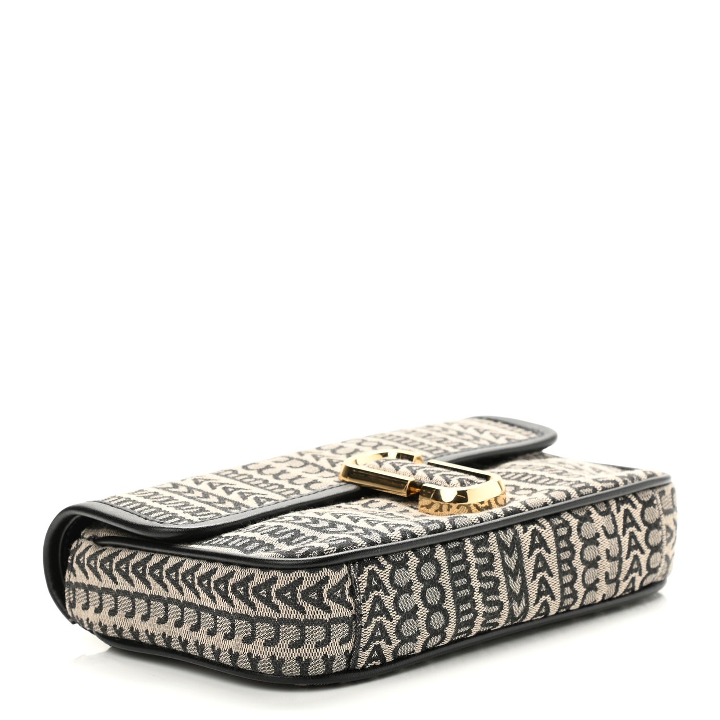 Cotton Jacquard Monogram Snapshot Camera Bag Beige Multicolor