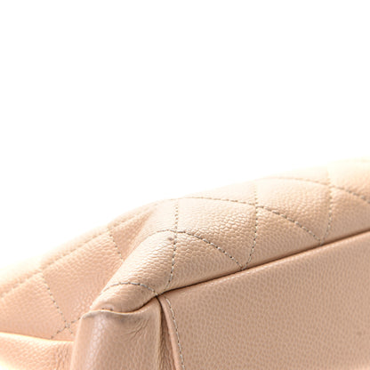 Chanel Caviar Quilted Grand Shopping Tote GST Beige 8 of 10