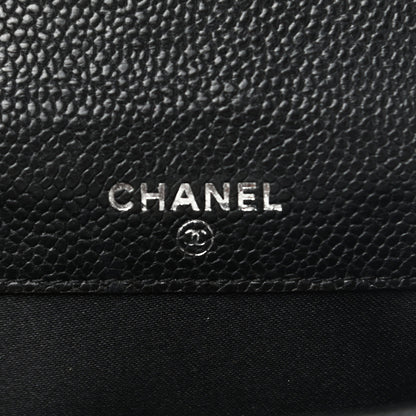 Chanel Caviar Outdoor Ligne French Wallet Black 7 of 10