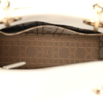 Christian Dior Lambskin Cannage Small Lucky Badges My Lady Dior White 5 of 17