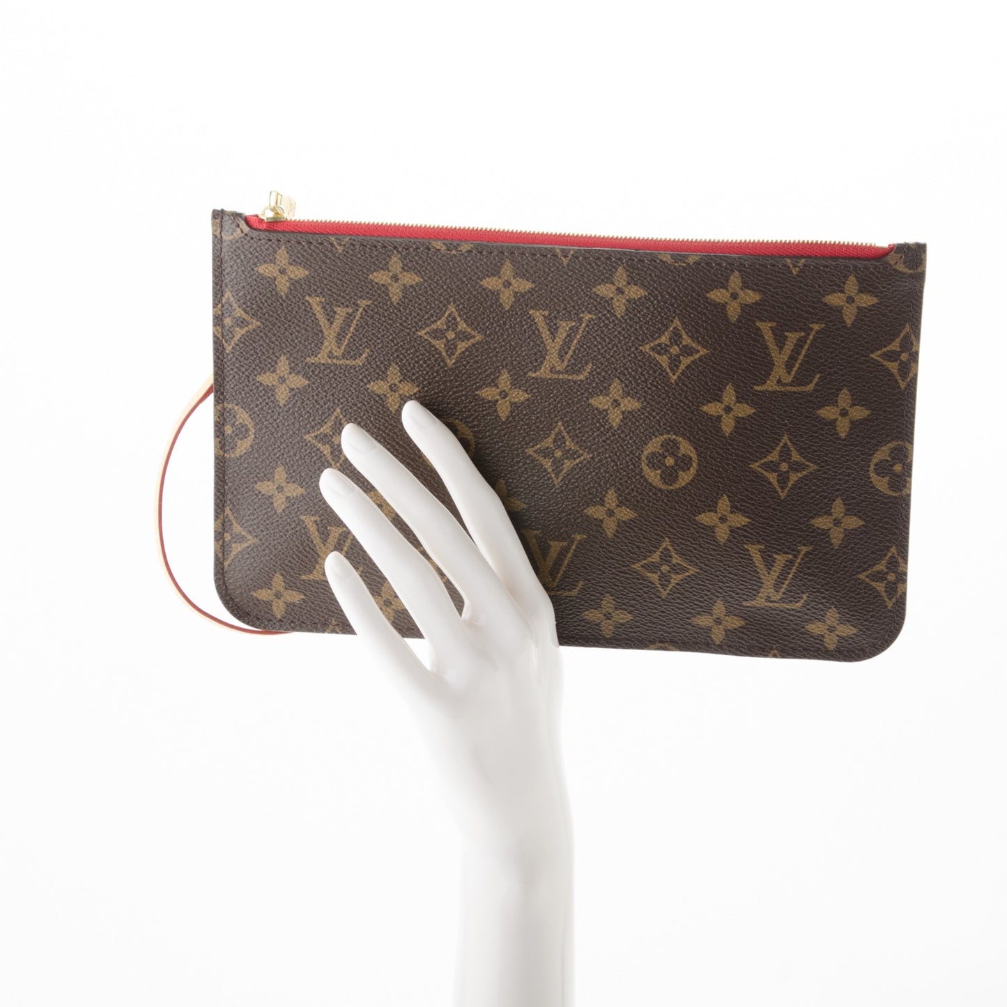 Monogram Neverfull MM GM Pochette Cherry
