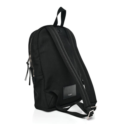 Saint Laurent Canvas City Laptop Backpack Black 3 of 9