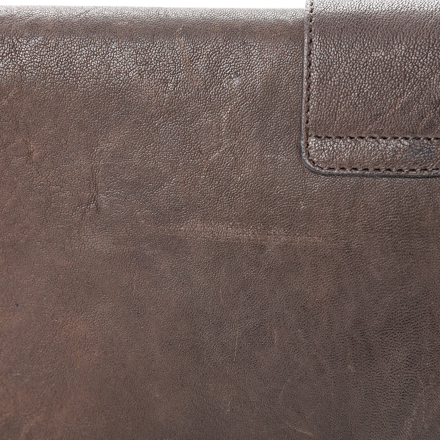Saint Laurent Sheepskin Classic Y Ligne Clutch Brown 12 of 13