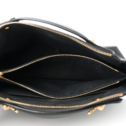 Fendi Vitello Dolce Chain Tail Gold Edition Medium By The Way Boston Bag Black 5 of 10