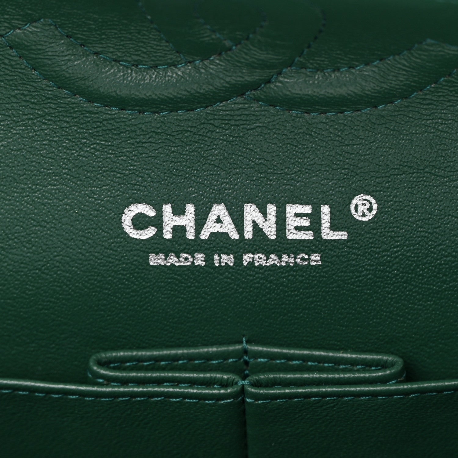 Chanel Patent Calfskin Quilted Medium Double Flap Green 7 of 19