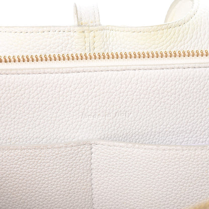 Celine Baby Grained Calfskin Small Tri-Fold Bag White 7 of 11