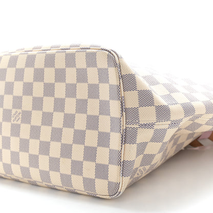 Louis Vuitton Damier Azur Braided Neverfull MM Orange 11 of 13