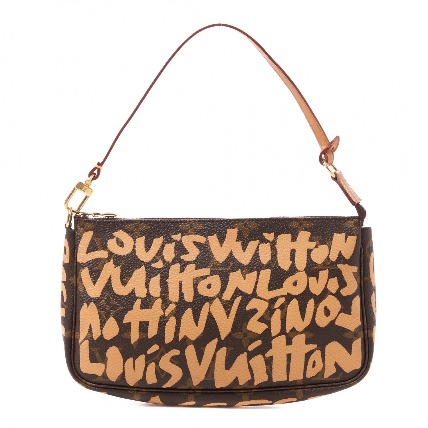Louis Vuitton Monogram Graffiti Pochette Accessories Peach 1 of 8