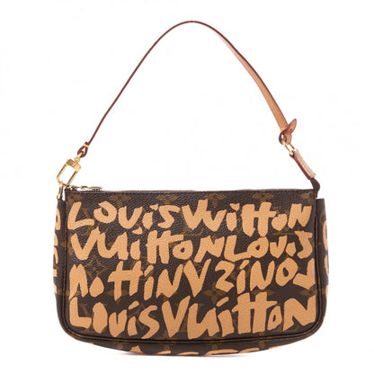 Louis Vuitton Monogram Graffiti Pochette Accessories Peach 1 of 8