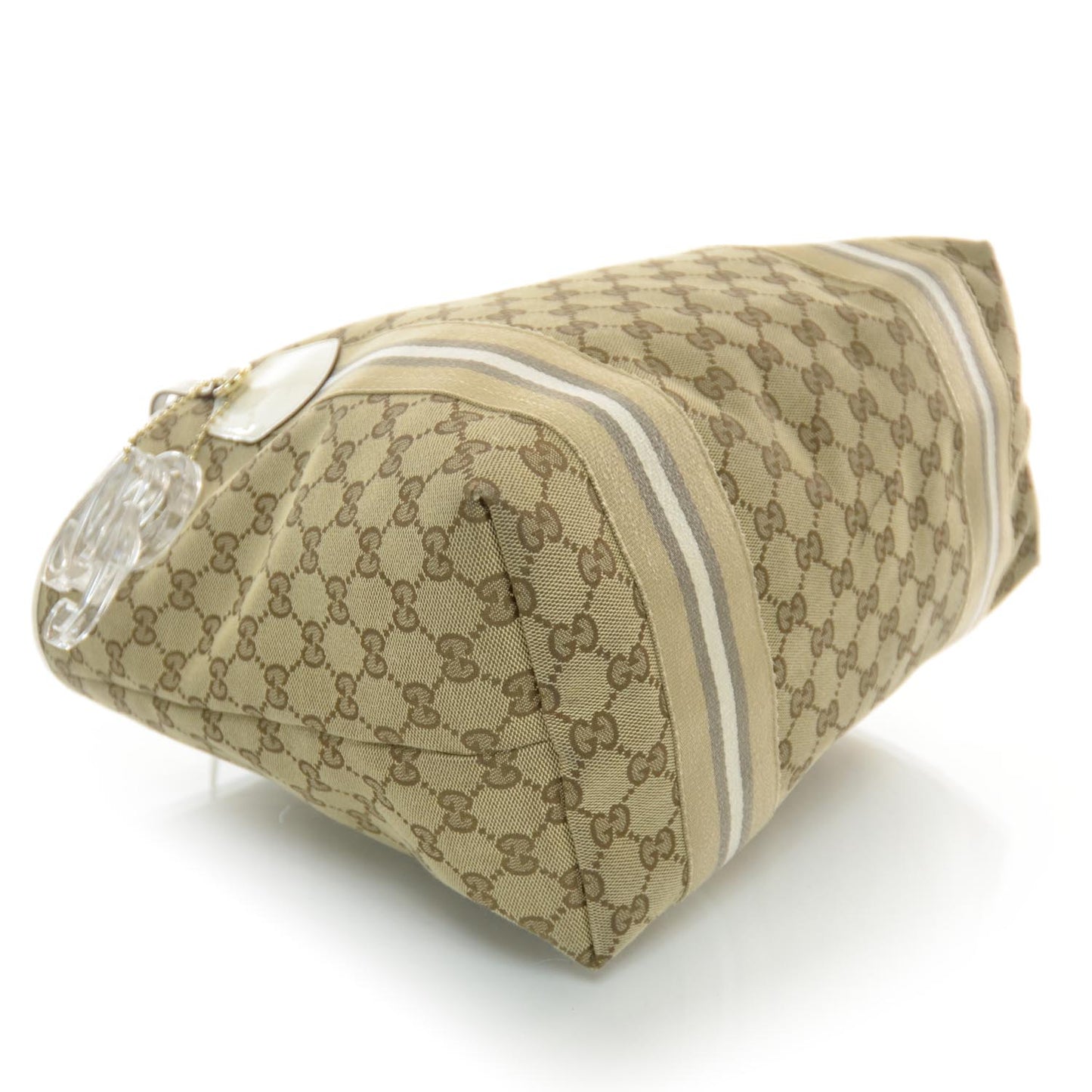 Monogram Web Large Jolie Tote White