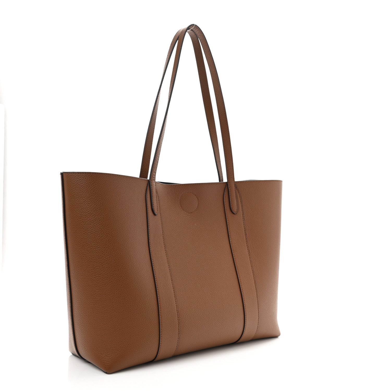 Mulberry Small Classic Grain Bayswater Tote Oak Oxford Blue 3 of 9
