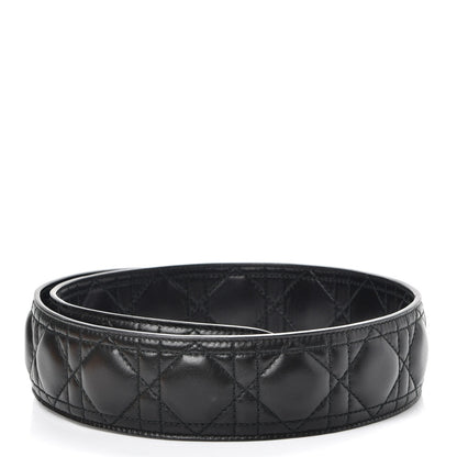 Christian Dior Lambskin Cannage Shoulder Strap Black 2 of 5