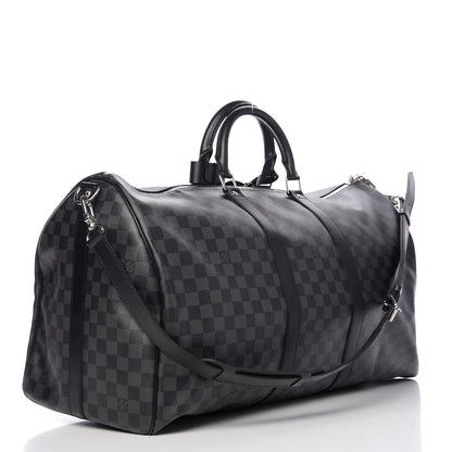 Louis Vuitton Damier Graphite Keepall Bandouliere 55 2 of 9