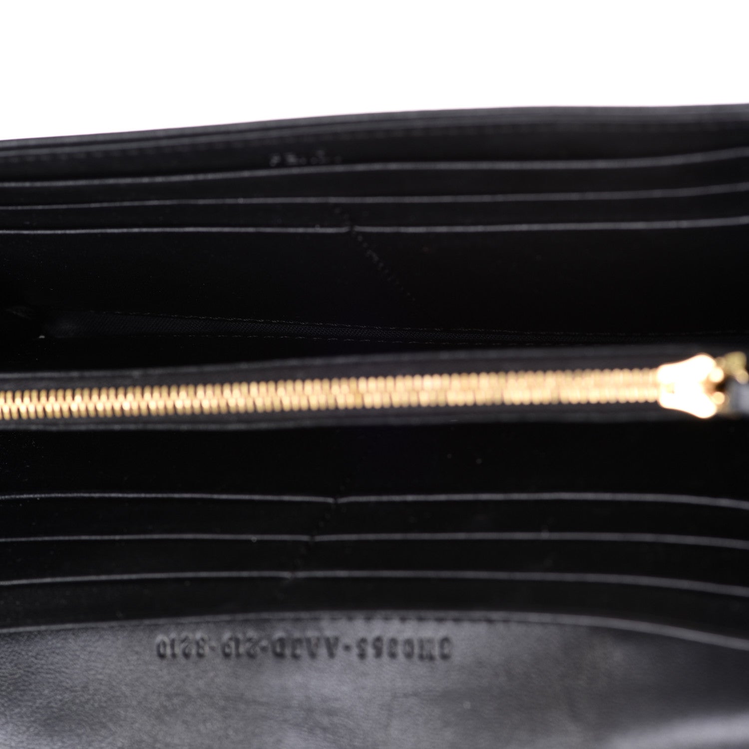 Fendi Nappa Matisse FF Embossed Continental Wallet On Chain Black 5 of 11