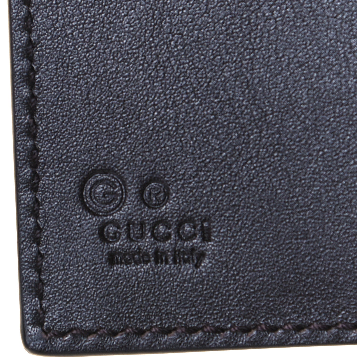 Gucci Microguccissima Snap Bi-Fold Wallet Black 5 of 7