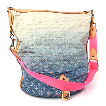 Louis Vuitton Denim Sunburst PM Messenger Blue 3 of 9