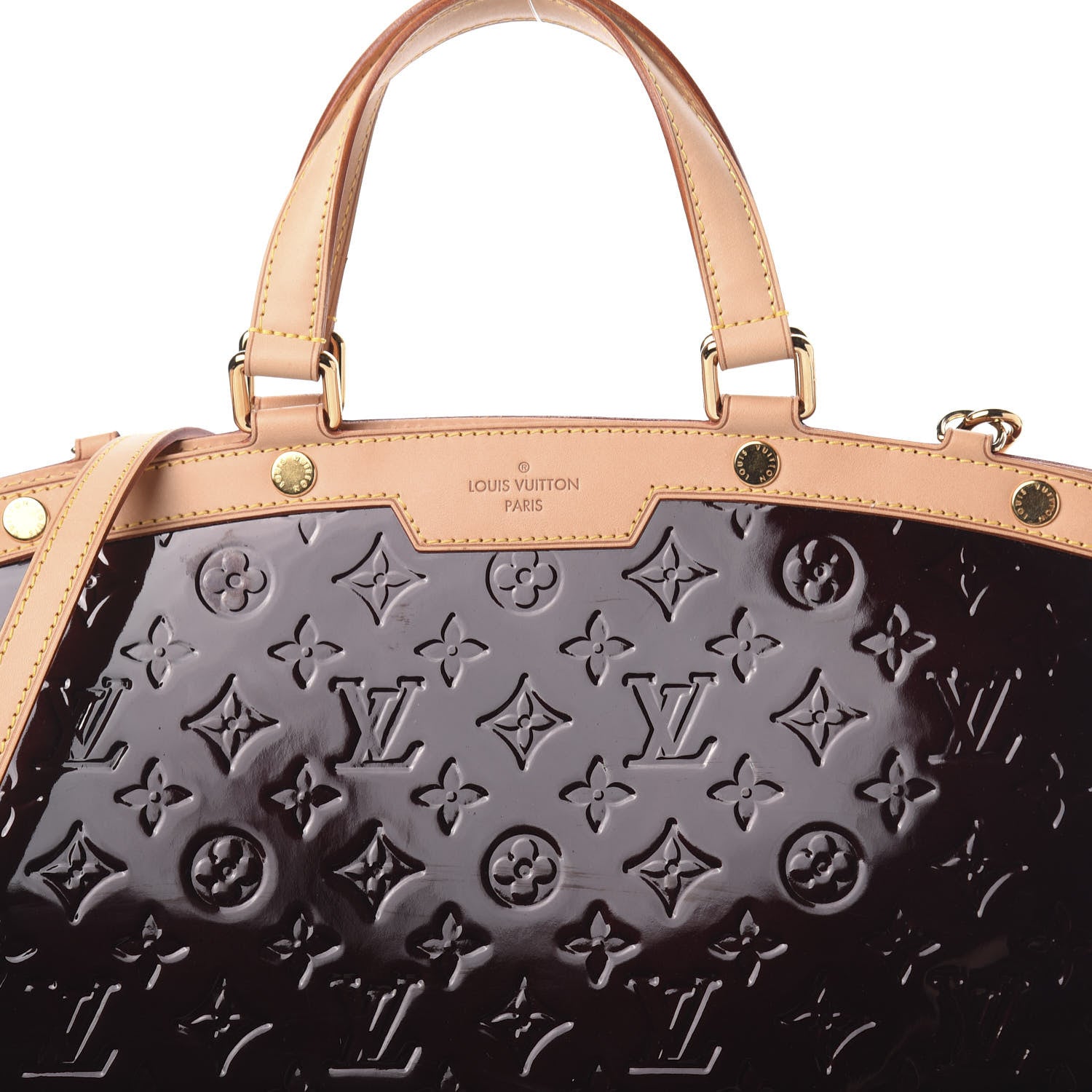 Louis Vuitton Vernis Brea GM Amarante 7 of 9