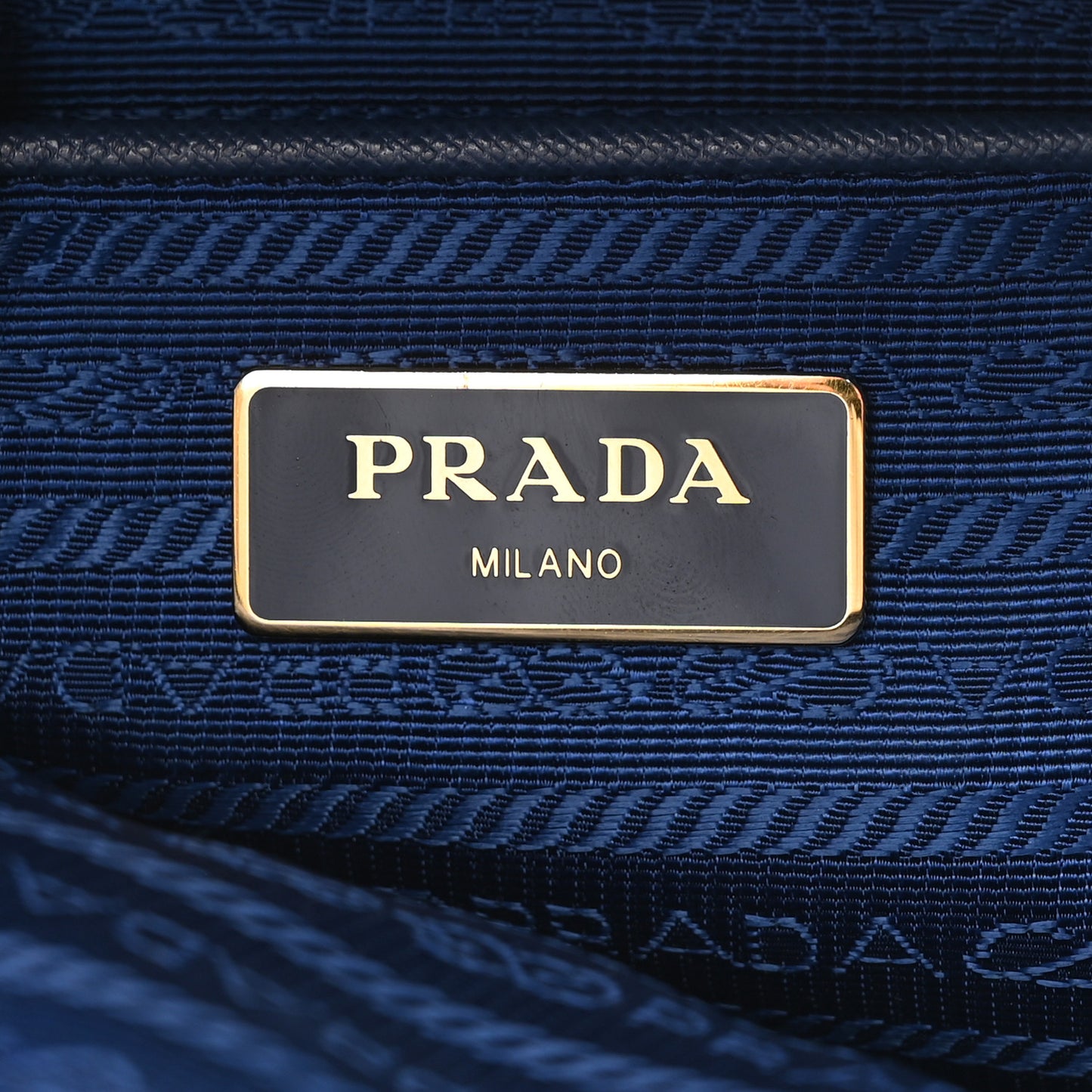 Tessuto Nylon Saffiano Tote Royal Blue
