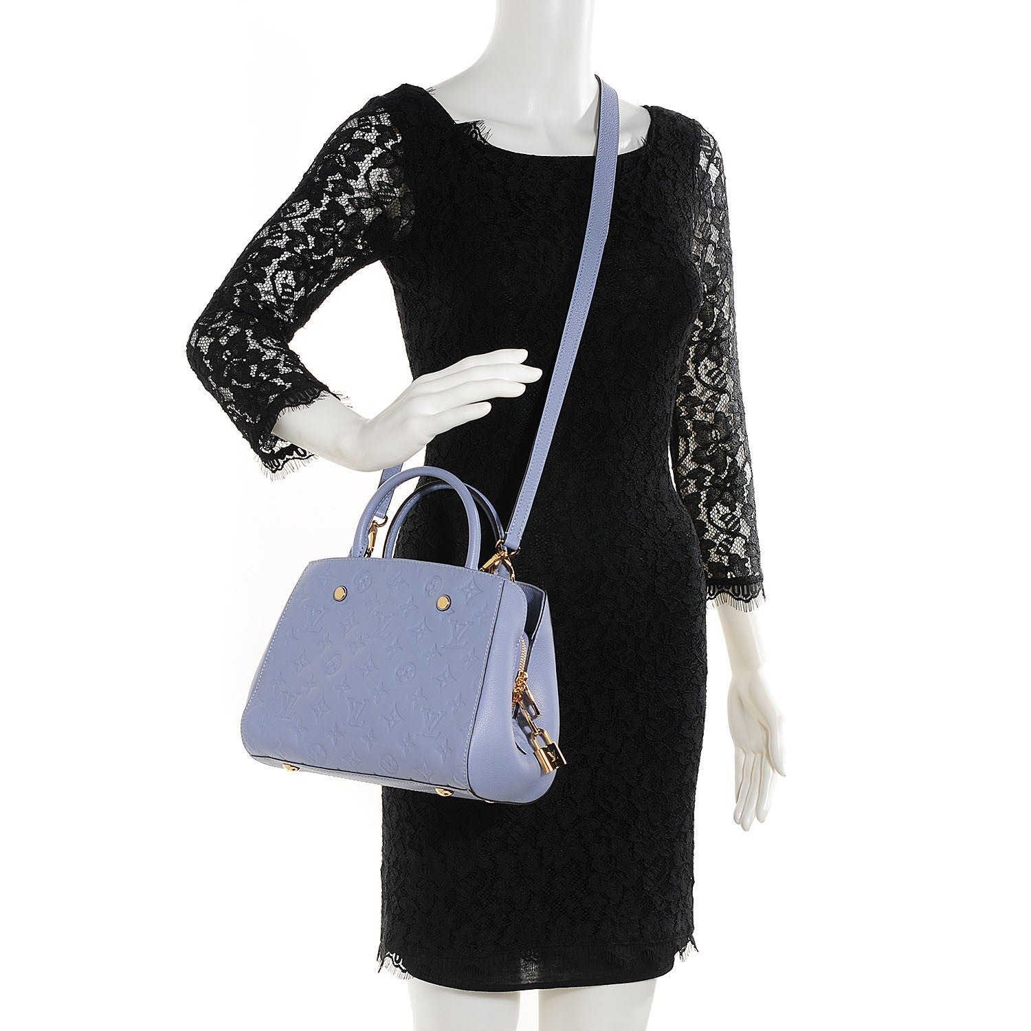 Louis Vuitton Empreinte Montaigne BB Lilac 2 of 7