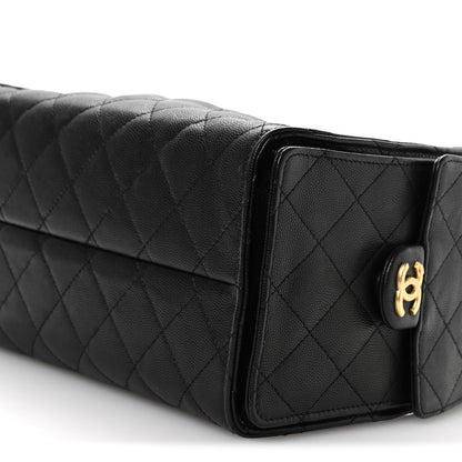 Chanel Caviar Quilted Small Chanel 25 Handbag Black 10 of 10