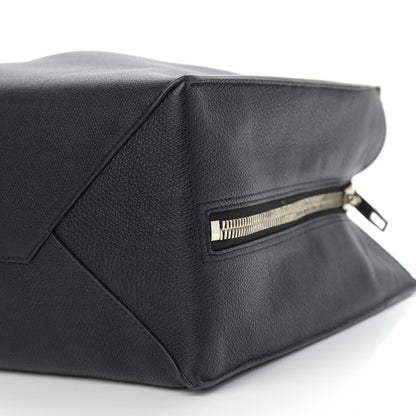 Balenciaga Calfskin Papier A4 Zip Around Plate Tote Black 10 of 10