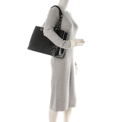 Chanel Caviar Quilted Grand Shopping Tote GST Black 2 of 7