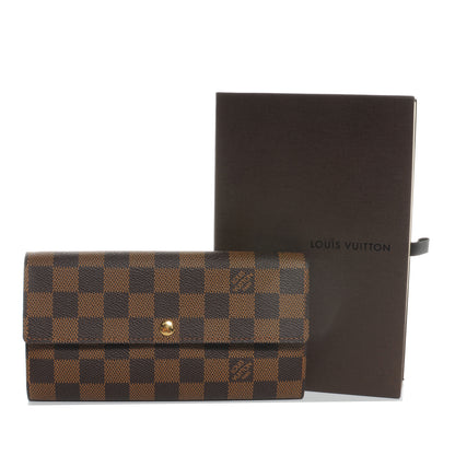 Louis Vuitton Damier Ebene Sarah Wallet 5 of 8