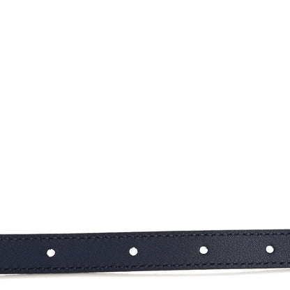 Gucci Suede Calfskin Torchon Double G 15mm Belt 90 36 Blue Agata 4 of 8