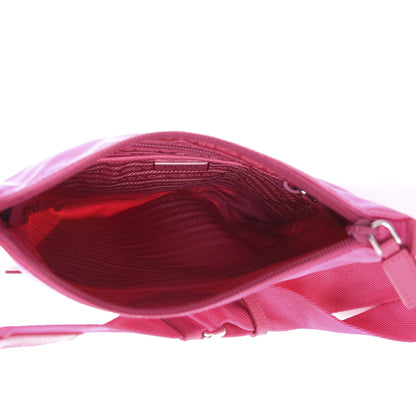Prada Nylon Vela Flat Messenger Bag Fuxia 5 of 9