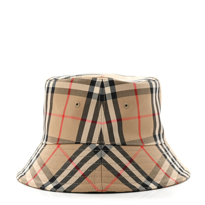 Burberry Technical Cotton Vintage Check Bucket Hat M Archive Beige 4 of 9