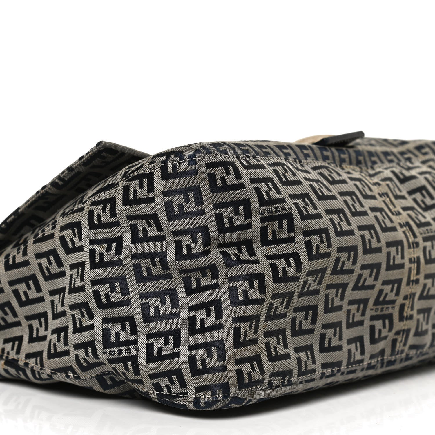 Fendi Zucchino Mama Baguette Navy 7 of 11