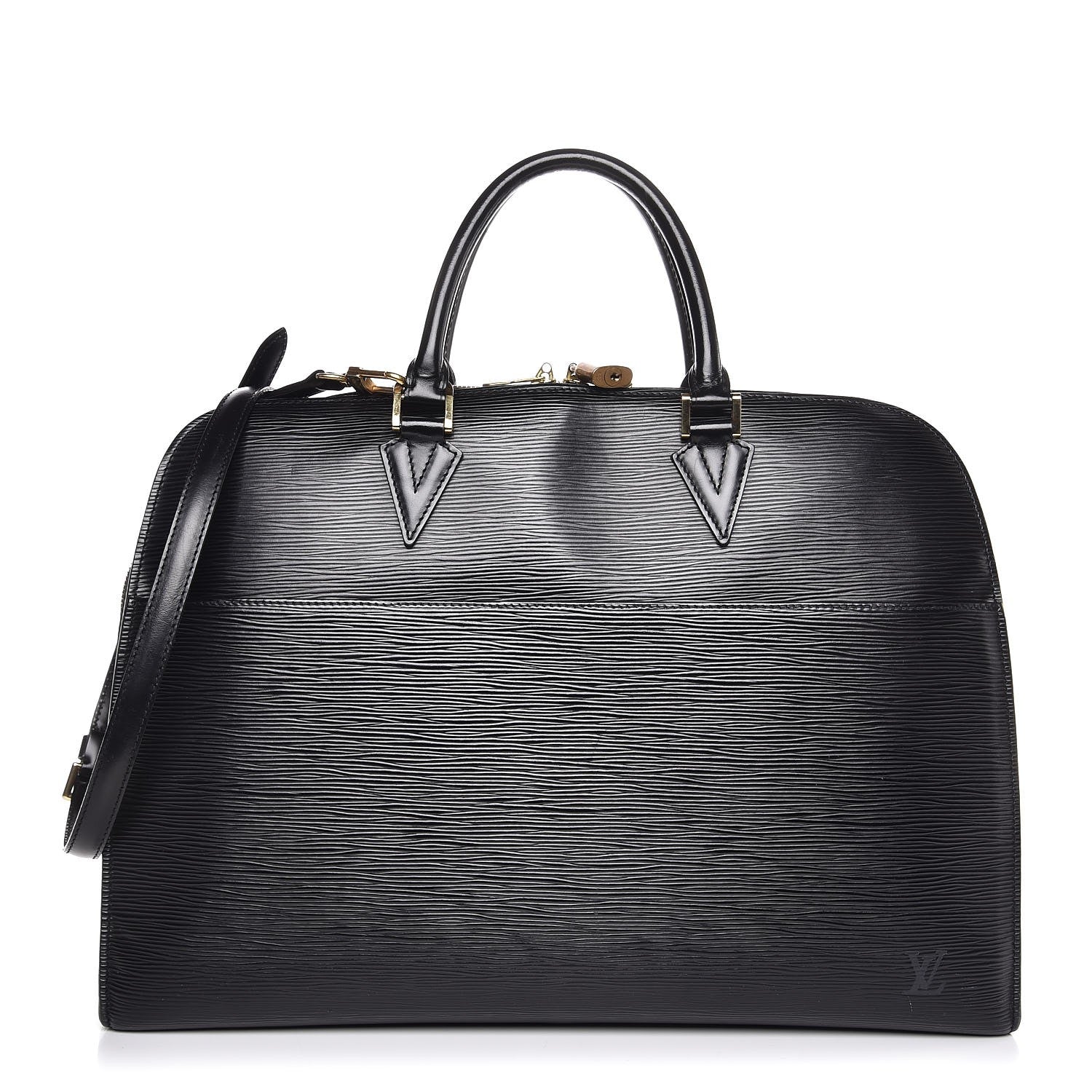 Louis Vuitton Epi Sorbonne Briefcase Black 1 of 14