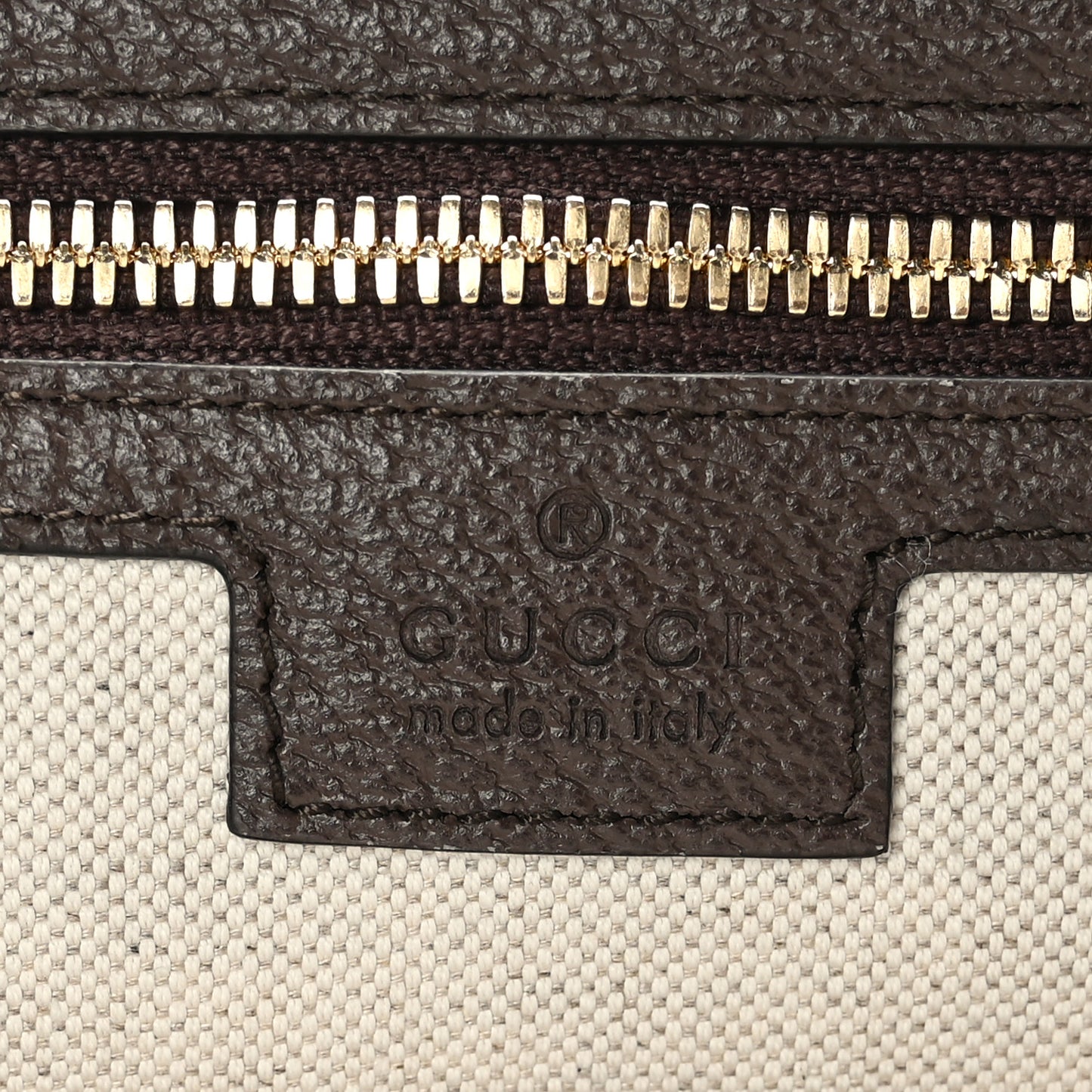 Monogram Jumbo GG Textured Dollar Calfskin Web Maxi Duffle Bag Camel Ebony