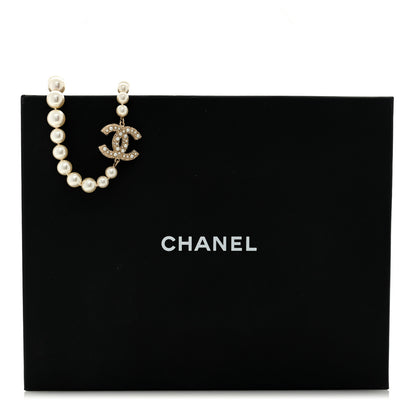 Chanel Pearl CC 100th Anniversary Necklace Light Gold 5 of 5
