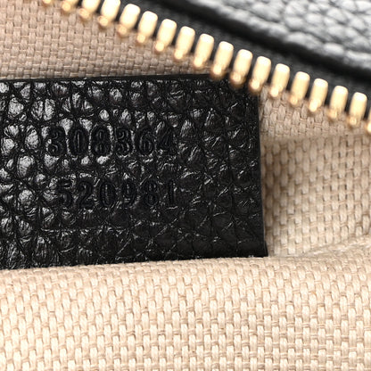 Gucci Pebbled Calfskin Small Soho Disco Bag Black 7 of 13