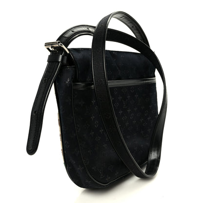 Louis Vuitton Satin Mini Monogram Conte De Fees Patchwork Musette Black 3 of 10