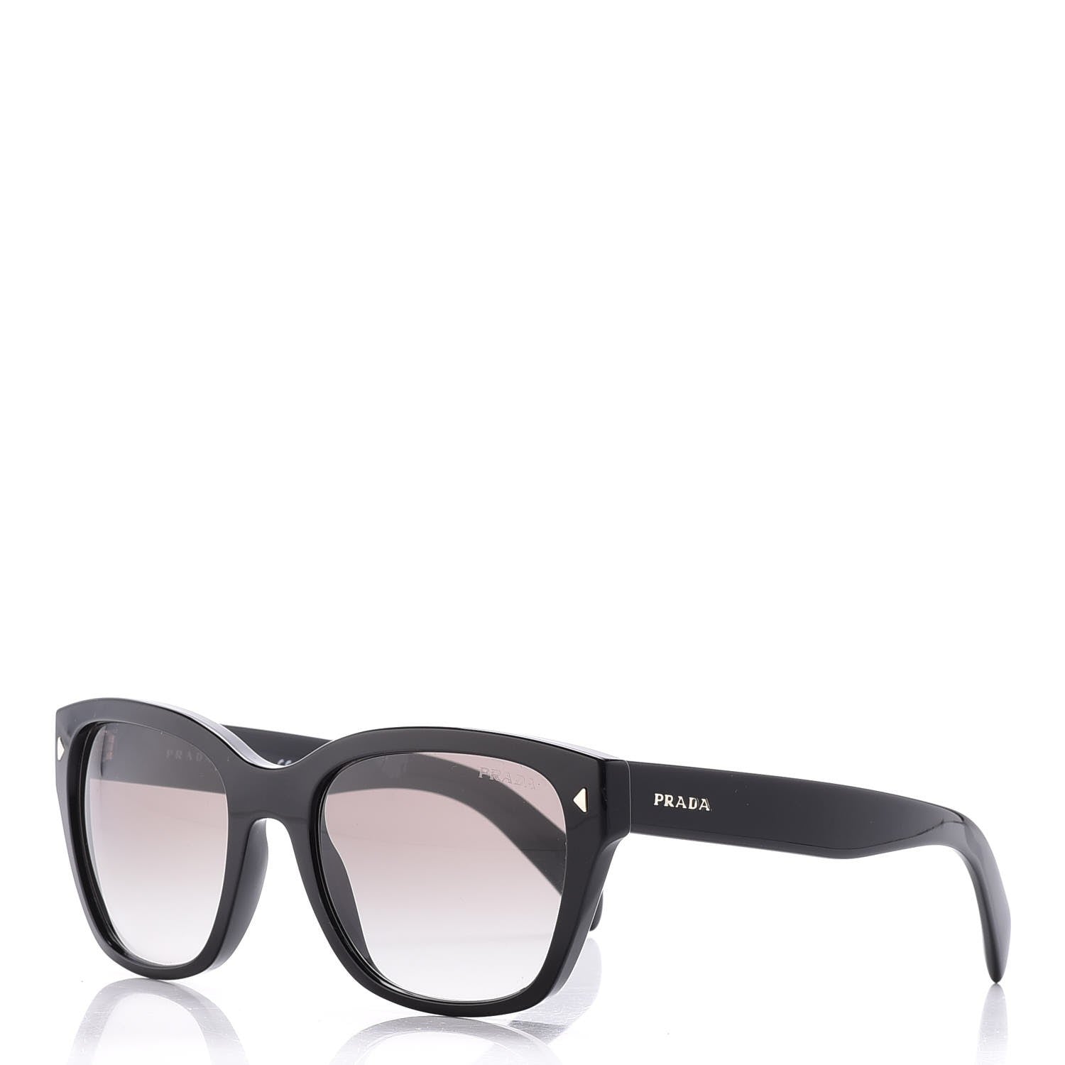 Prada Wayfarer Sunglasses SPR09S Black 1 of 6
