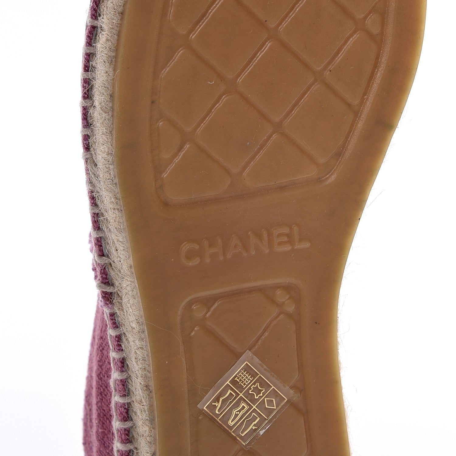 Chanel Linen CC Espadrilles 39 Pink 7 of 10
