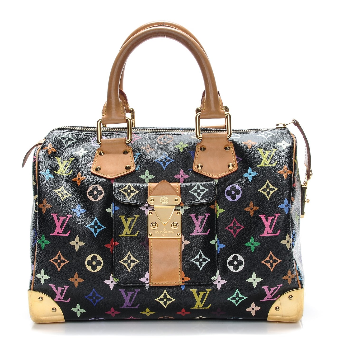 Monogram Multicolor Speedy 30 Black