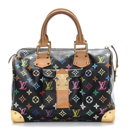 Louis Vuitton Monogram Multicolor Speedy 30 Black 1 of 7