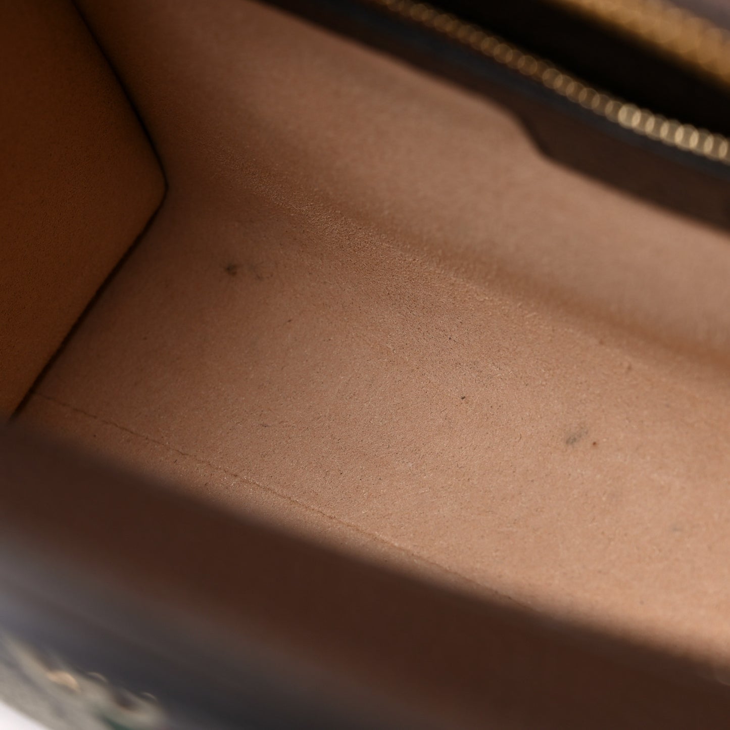 GG Supreme Monogram Textured Dollar Calfskin Web Small Ophidia Slip Handle Tote Beige Ebony New Acero